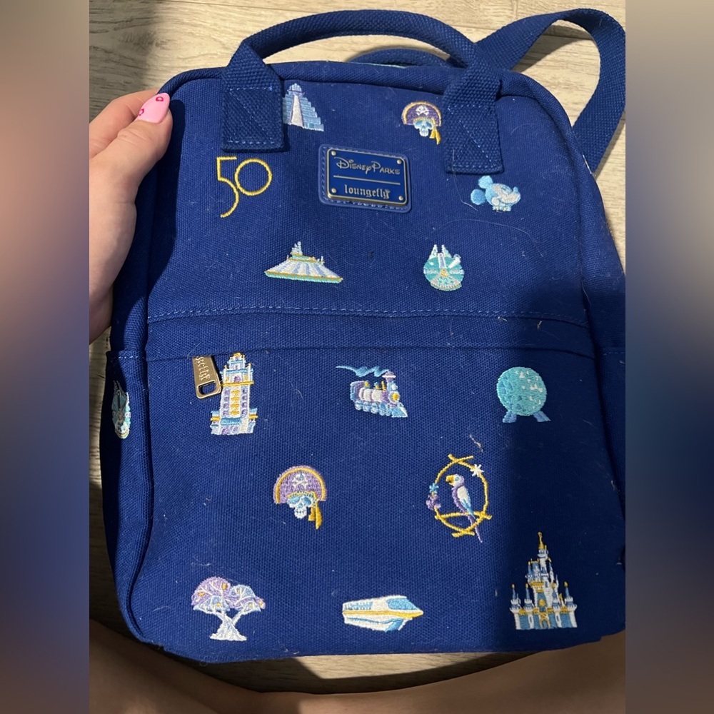 RARE DISNEY 50th ANNIVERSARY LOUNGEFLY